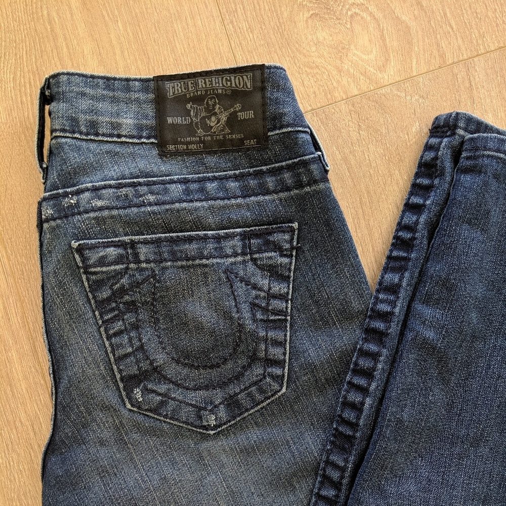 True Religion straight legged jeans